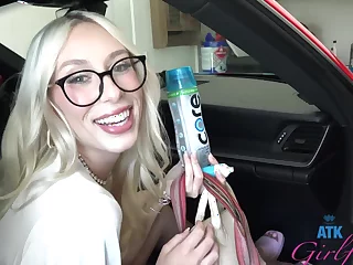 Blonde Kay Magnificent enjoys while being nicely fucked connected with the car